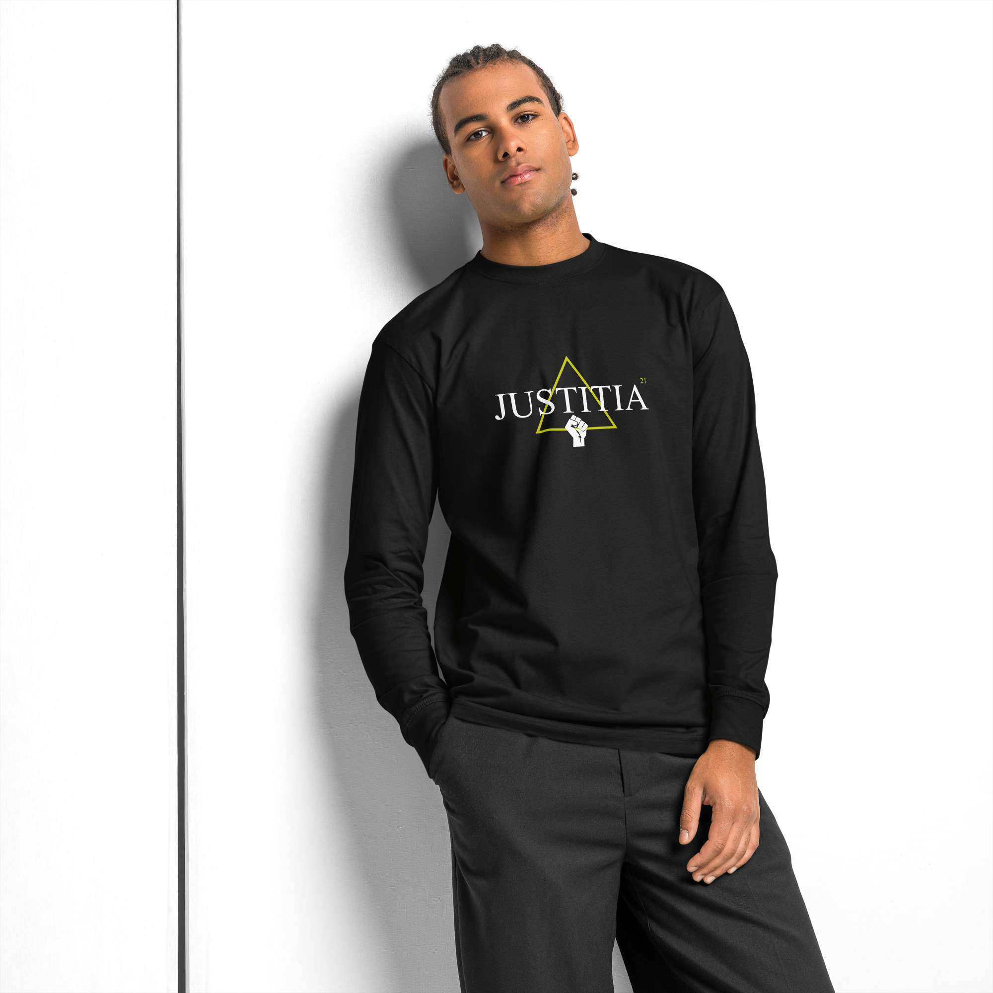 Men's heavyweight long sleeve t-shirt